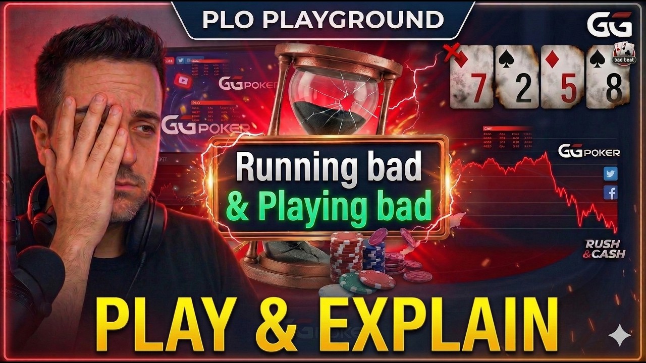 PLO25 Rush & Cash   Interesting spots, run bad&play bad + some stories