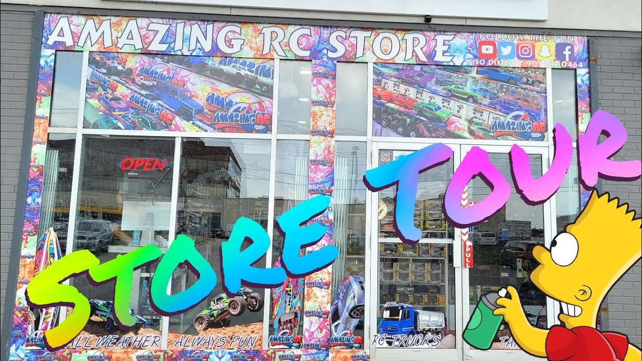 Quick Tour of Amazing RC store June 22'