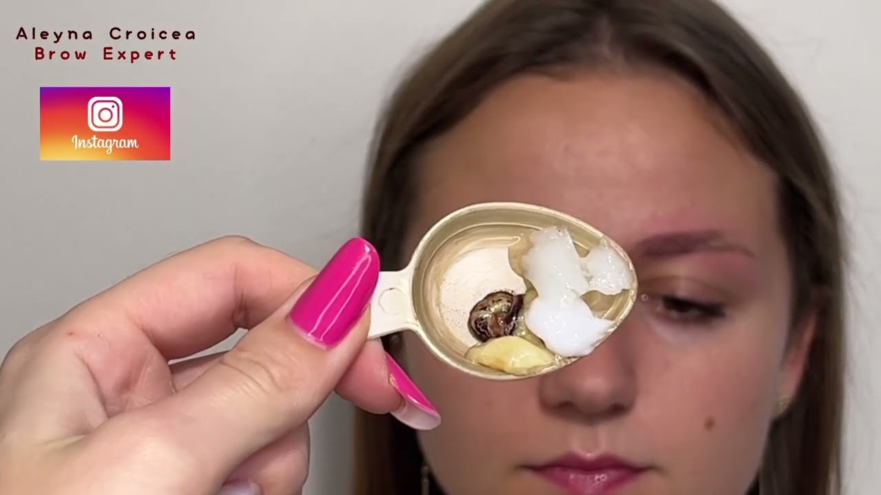 Eyebrow tutorial / Stilizare sprâncene (pensat , decolorare mecanică și vopsit - Elan )