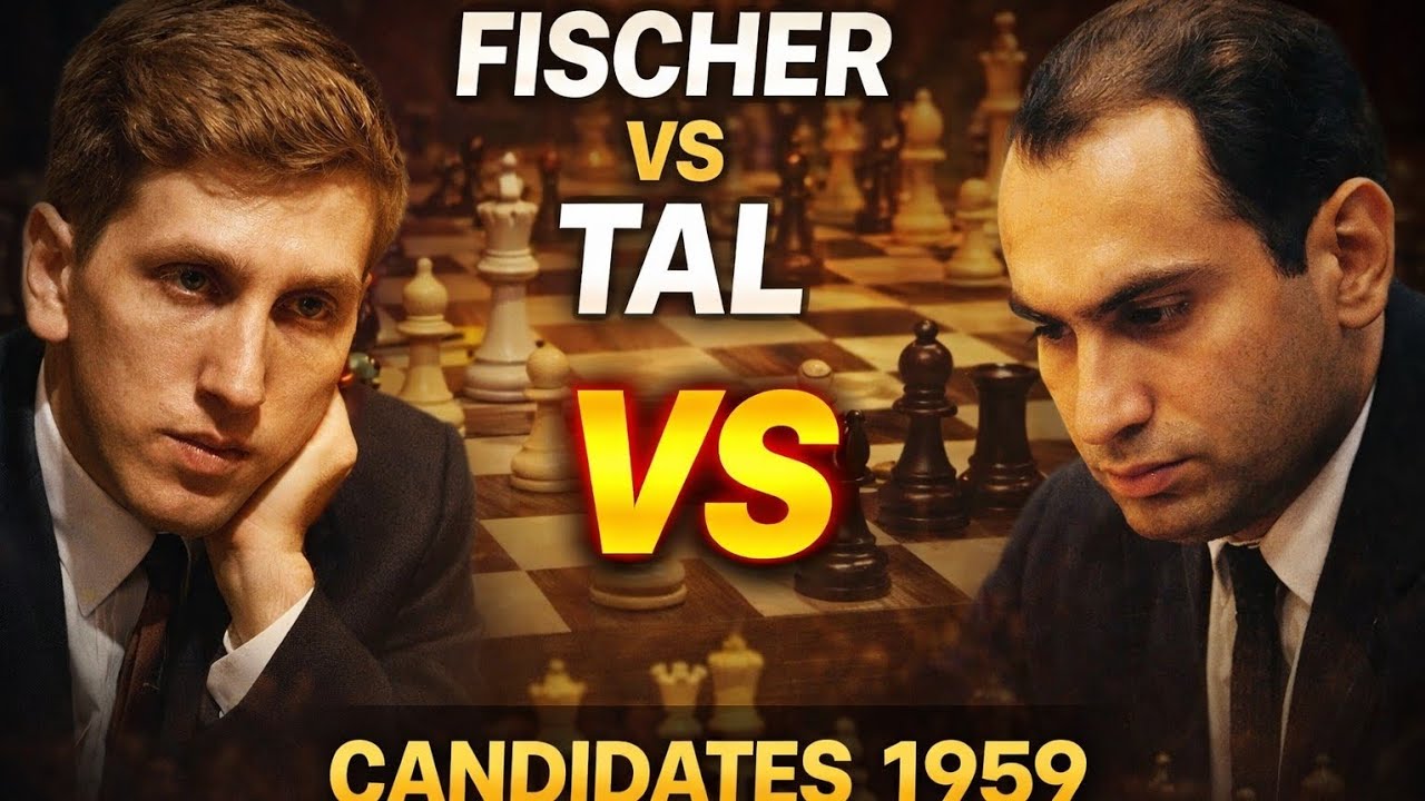 Teenage Bobby Fischer Challenges😱 the Wizard Mikhail Tal😈(1959). A Historic Candidates Encounter.