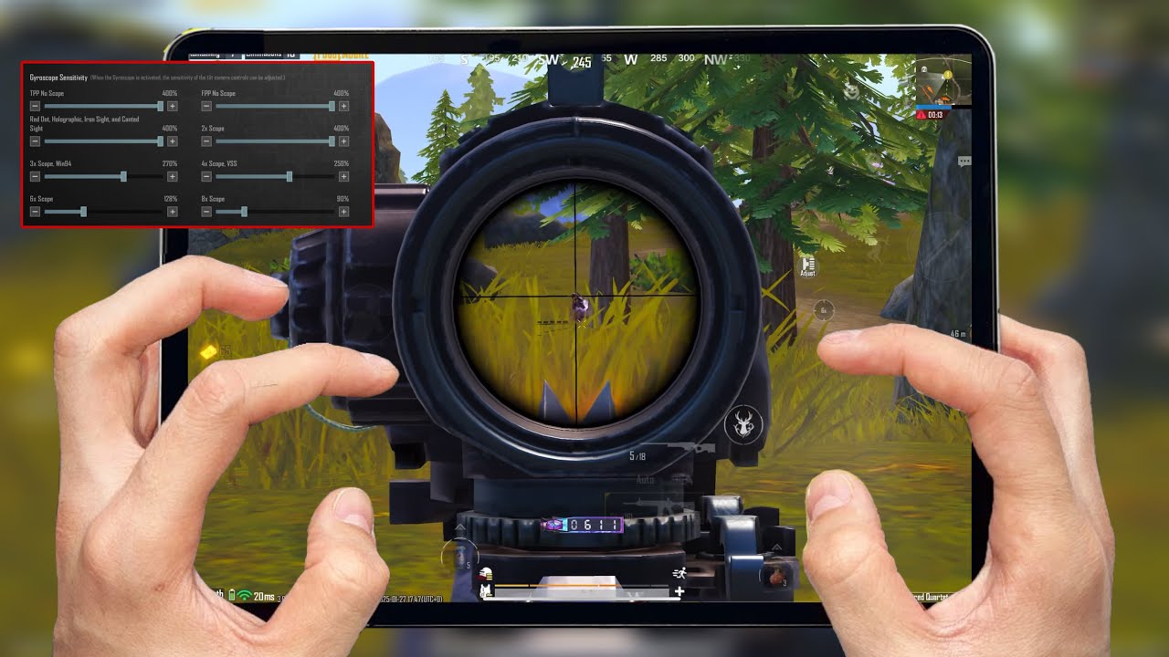 BEST SENSITIVITY & CONTROLS IPAD PRO M2🔥PUBG MOBILE