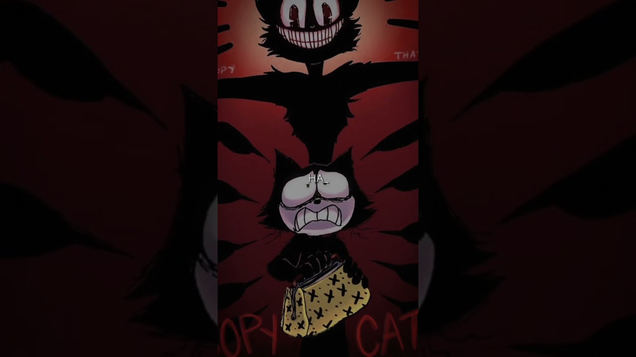 Cartoon cat vs felix the cat 🖤💛#shorts #foryou #edit #tiktok #inferno #cartooncat