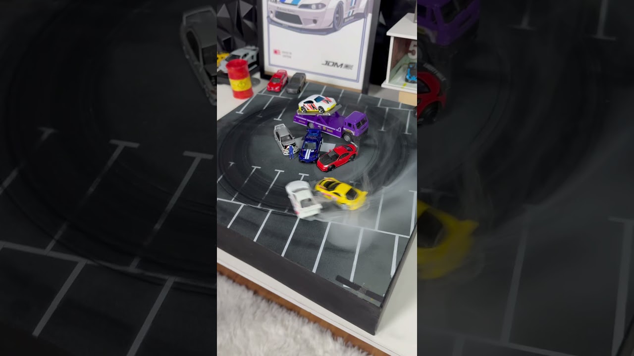 Sprawiam, że moje Hotwheels driftują same 😈 #hotwheels #odlew #drifting