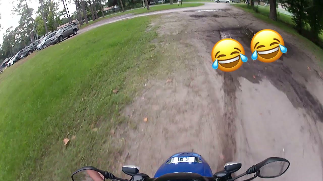 Off-roading on the Piaggio