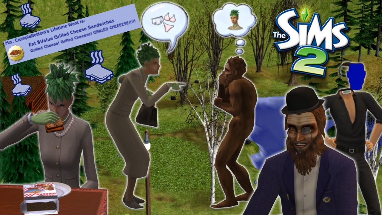 Bigfoot and The Grilled Cheese Sandwiches - The Sims 2 (Game Corruption Series)