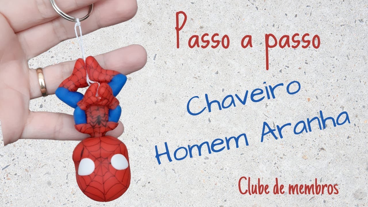Chaveiro Homem Aranha - Abrindo os videos do Clube de Membros