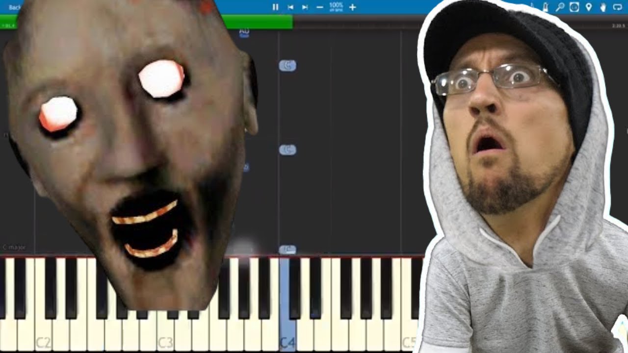 How to play Granny's House - Piano Tutorial - FGTeeV - Granny Song