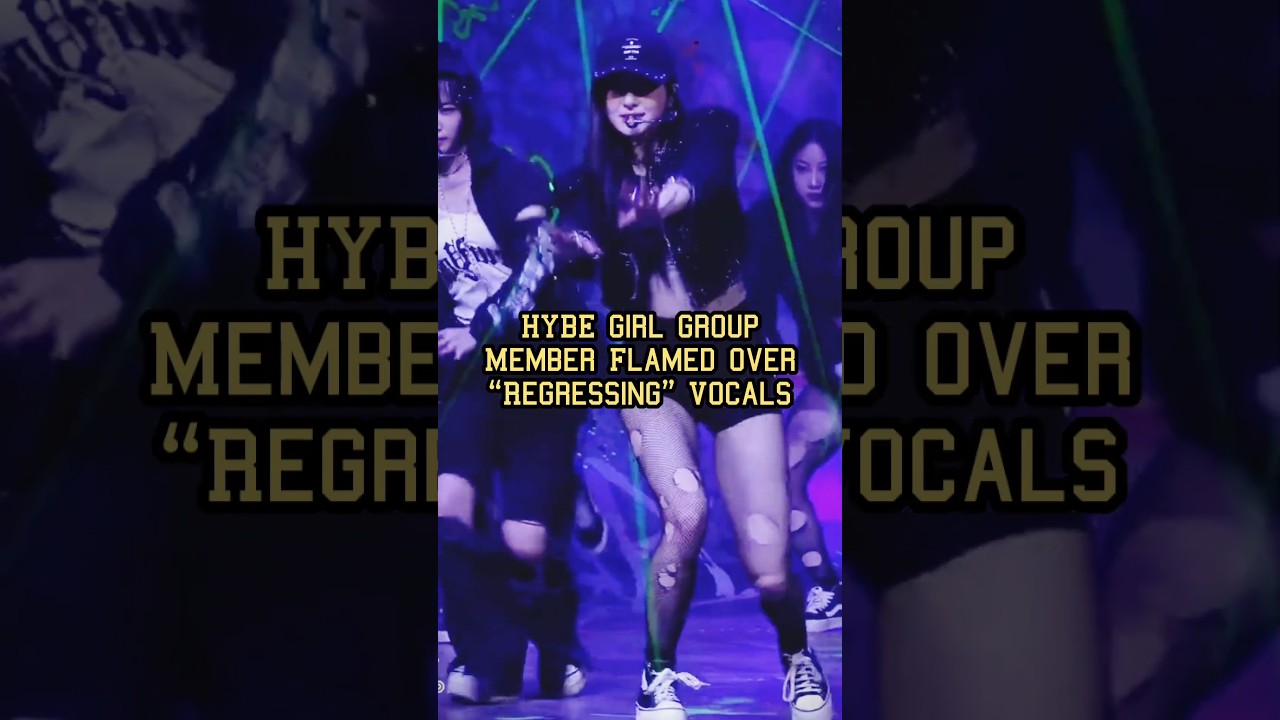 HYBE Girl Group Member Flamed Over &ldquo;Regressing&rdquo; Vocals #Kpop #Shorts