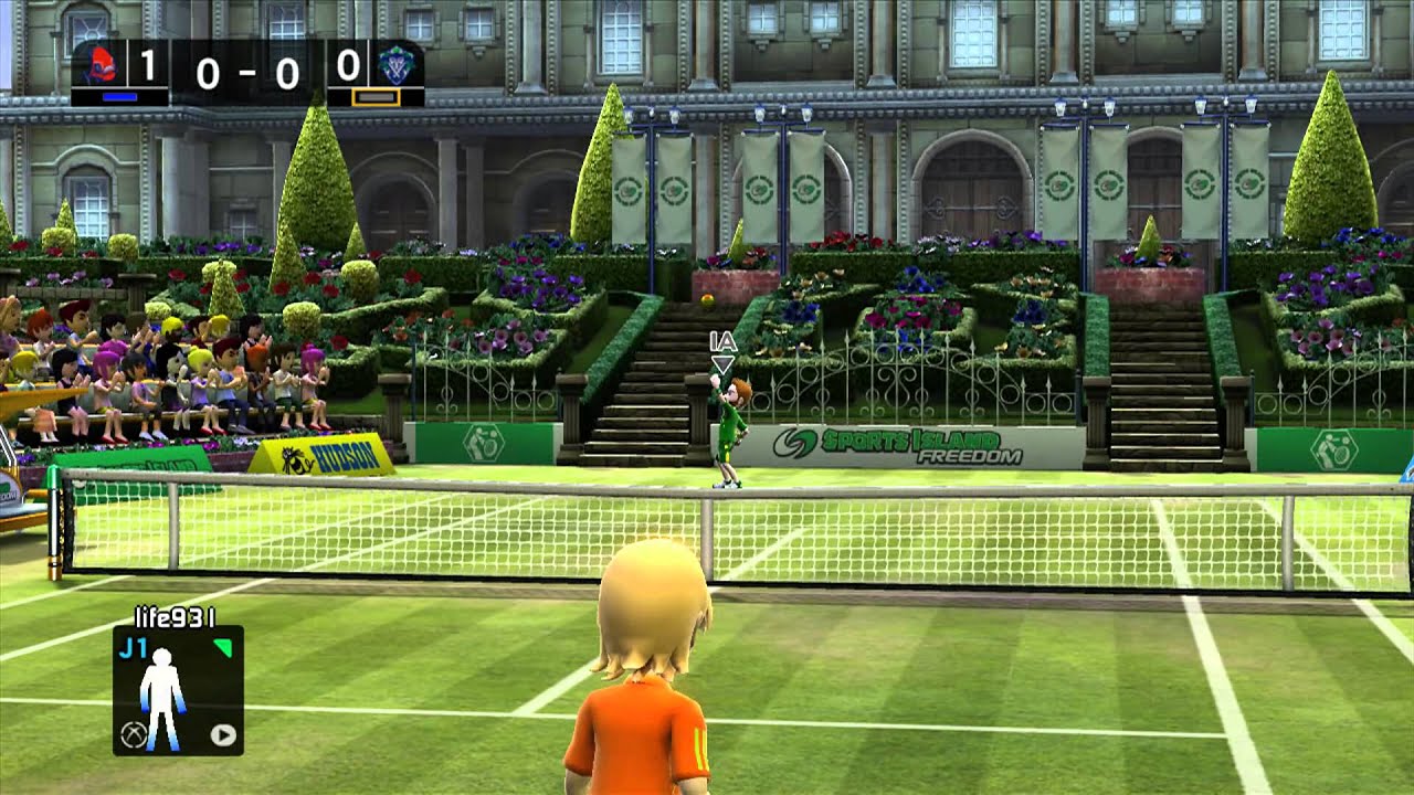 kinect sport island freedom xbox 360 tennis 4