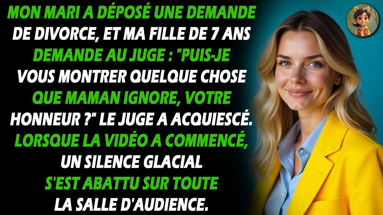 Lors de mon audience de divorce, ma fille a diffusé une vidéo. Tout le monde a été choqué par ce...