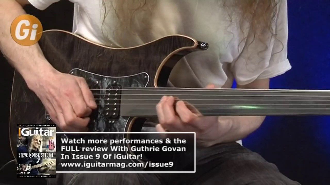 Guthrie Govan Solo Performance On the Vigier Excalibur Surfreter Guitar   iGuitar Magazine