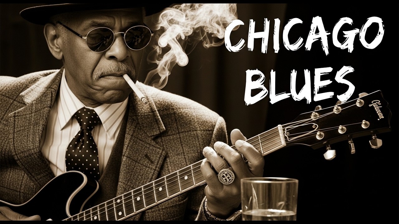 Arbra Chicago Blues  – Slow Chicago electric Blues & Jazz for Late Night Relax  👑🎶