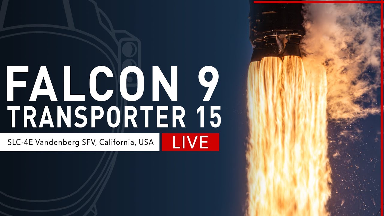 SpaceX Launches Transporter 15 Mission from Vandenberg, California