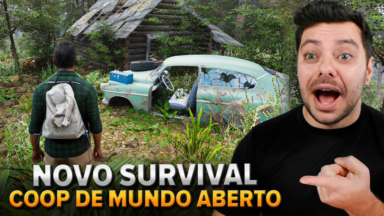 NOVO SURVIVAL DE MUNDO ABERTO IMERSIVO E MISTERIOSO!