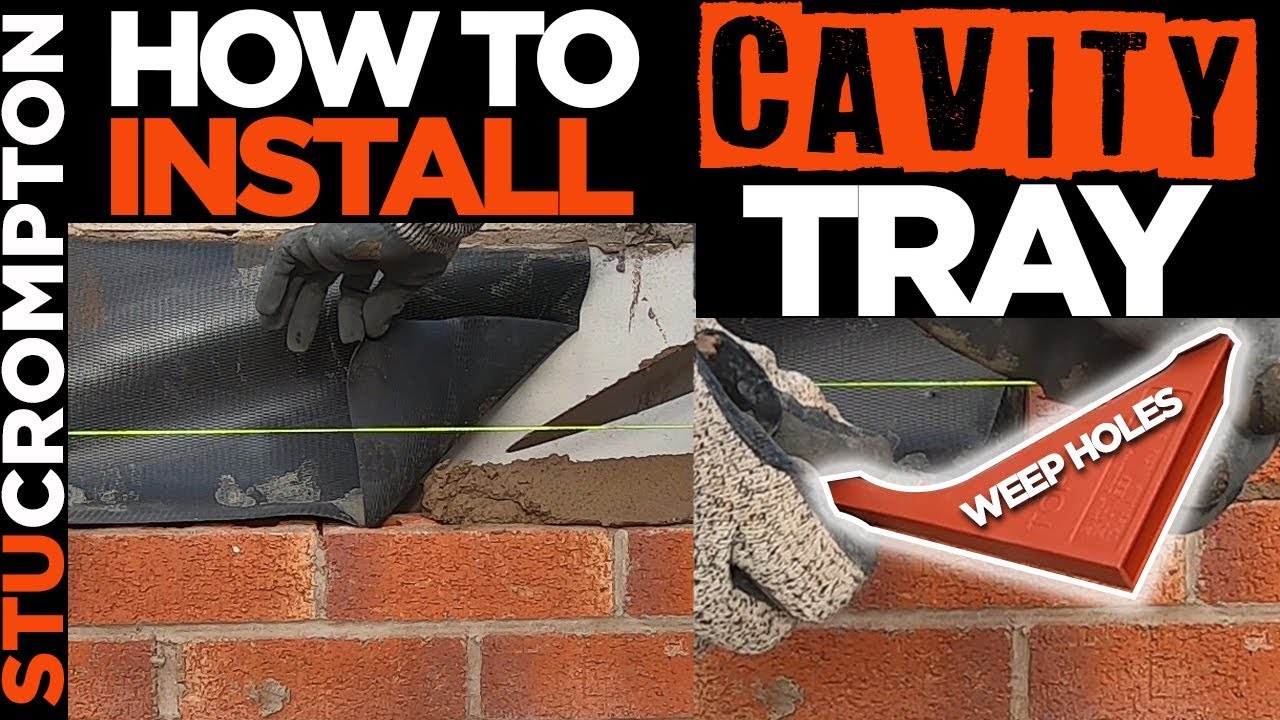 Bricklaying Guide -How To do a Cavity Tray Over Lintel