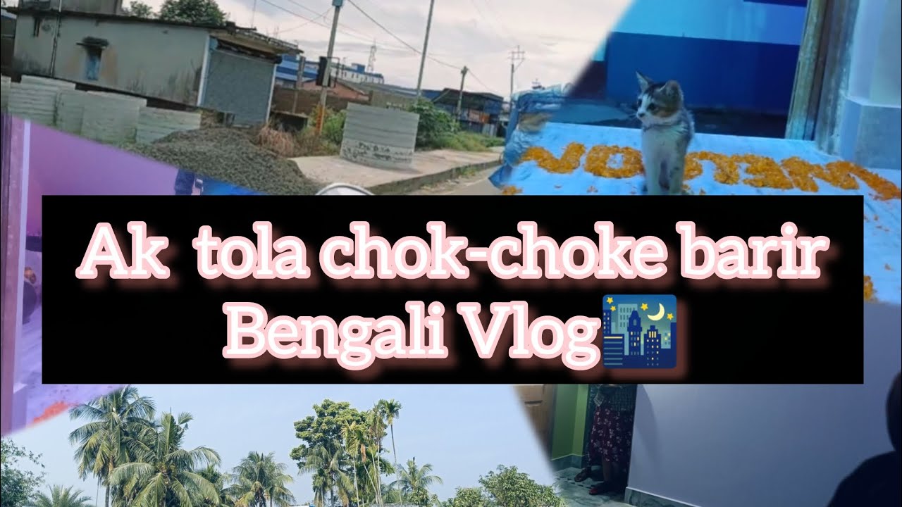 ☺️Ak tola chok-choke new bari🏠✨🩷|| Bengali Vlog|| @HappyFamilyVlog-67 ||