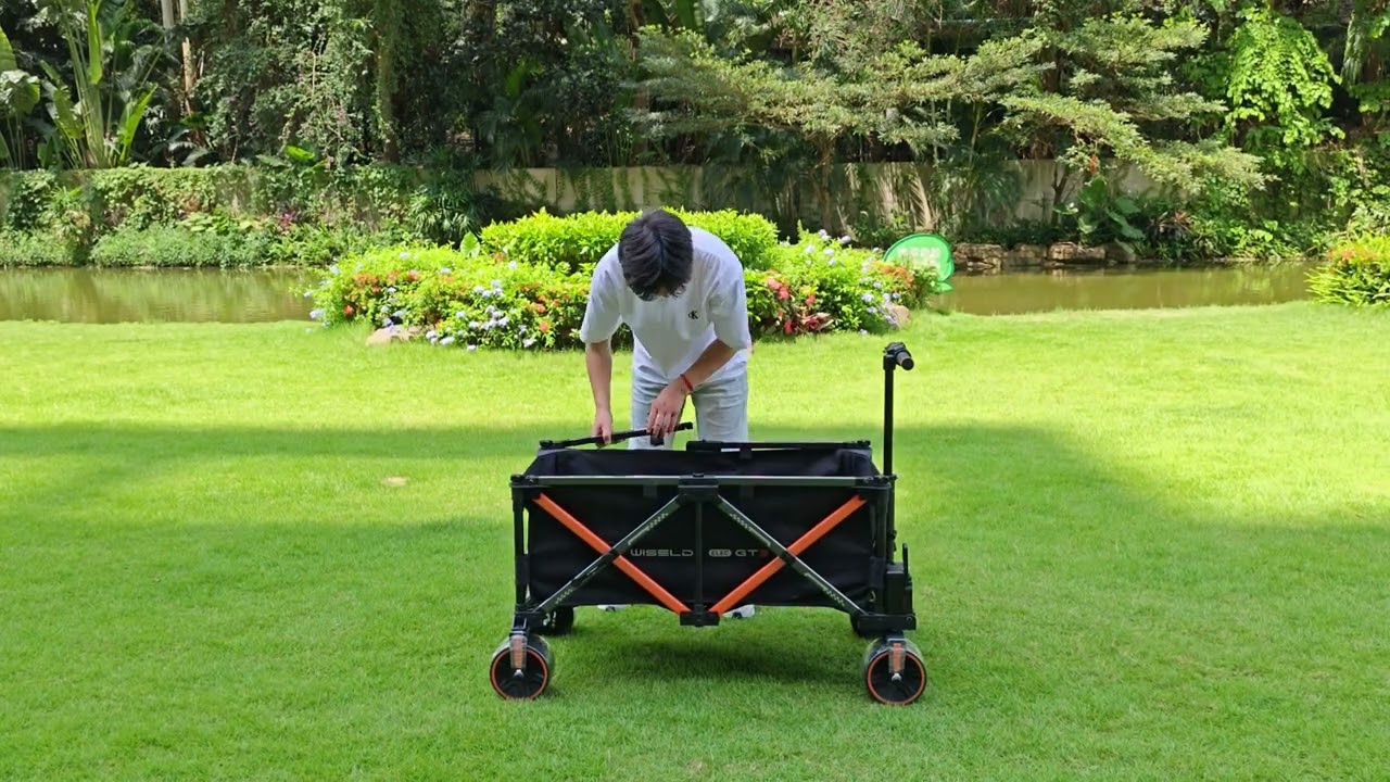 How to unfold Electric Riding Wagon  |  WISELD GT3 Video Tutorial