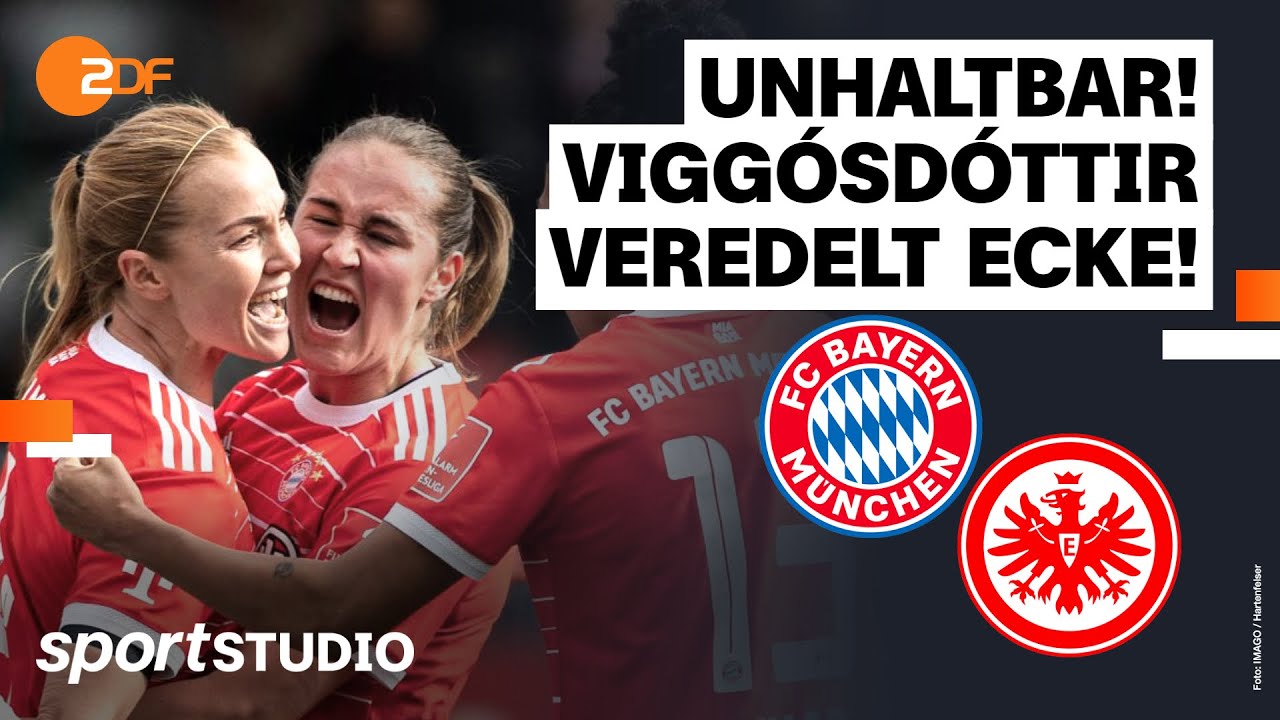 FC Bayern – Eintracht Frankfurt Highlights | Frauen-Bundesliga, 12. Spieltag 2022/23 | sportstudio