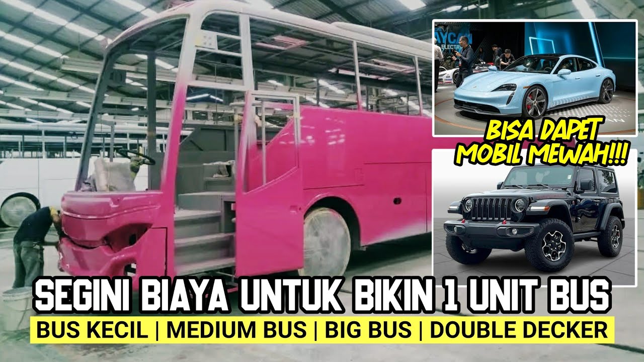 KISARAN HARGA DAN BIAYA UNTUK 1 UNIT BUS BARU #NGULASBUS