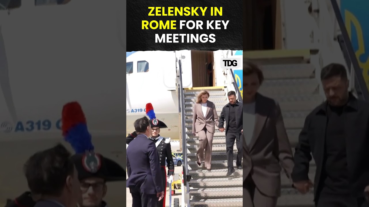 #watch | Zelensky Visits Rome, Meets Pope, President | #trending #thedailyguardian