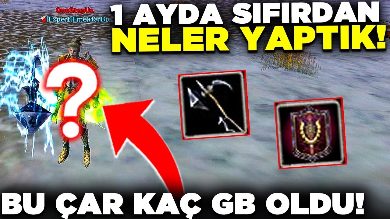 1 AYDA NELER ALDIK 20 GB ?  !!!!!!!! SIFIRDAN EMEKTAR BP SERİSİ #28 KNİGHT ONLİNE