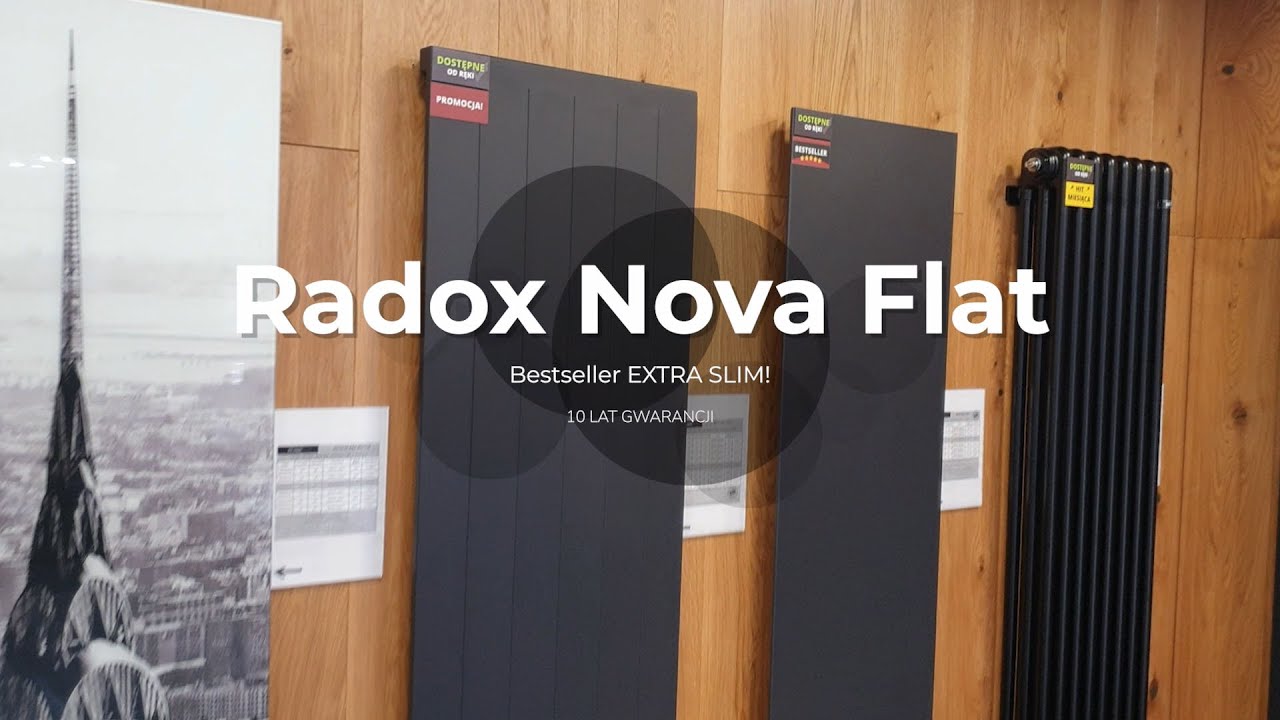 Grzejnik dekoracyjny pionowy pokojowy Radox Nova Flat