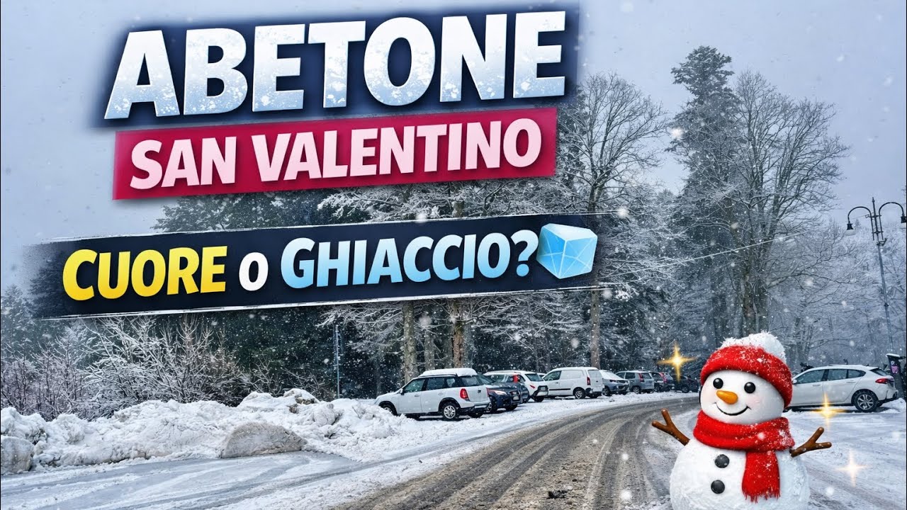 NEVE ROMANTICA  ❄️ Direzione ABETONE |Aggiornamento Meteo Appennino Tosco Emiliano in 4K
