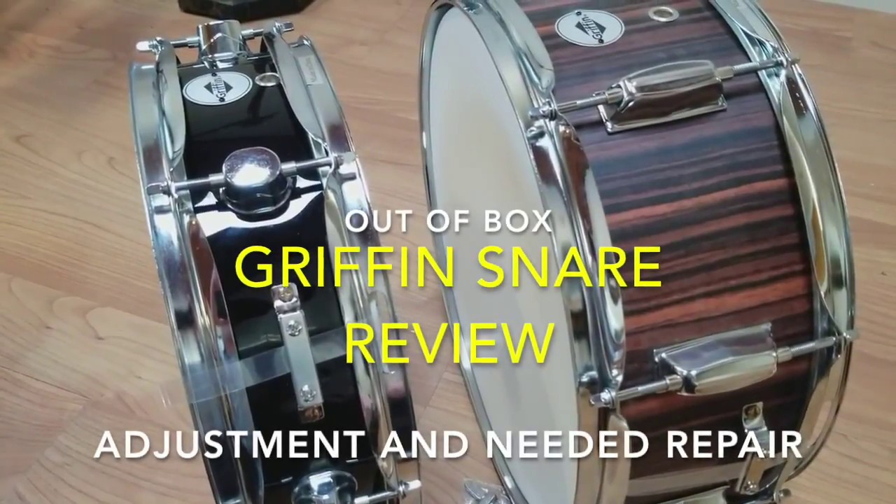Griffin Snare Drums -- What to Know BEFORE you Buy -- REVIEW and REPAIR