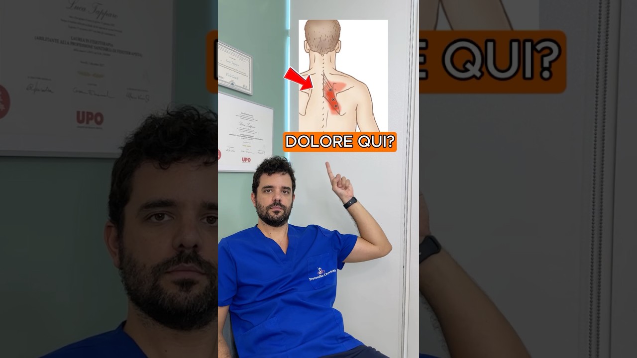 Trapezi contratti esercizio facile #trapezio #trapezi #fisioterapia