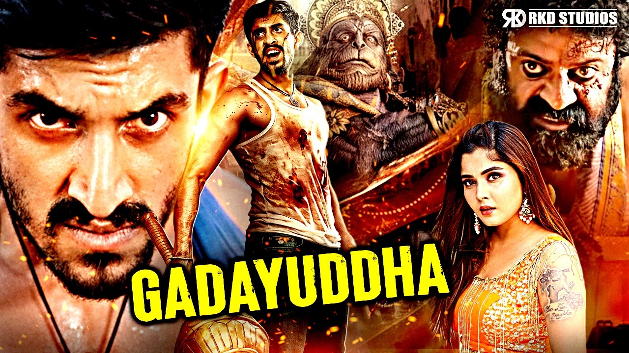 Superhit South Action Hindi Dubbed Movie 2026 | Gadayuddha | Sumit, Aishwarya Shindogi, Sadhu Kokila