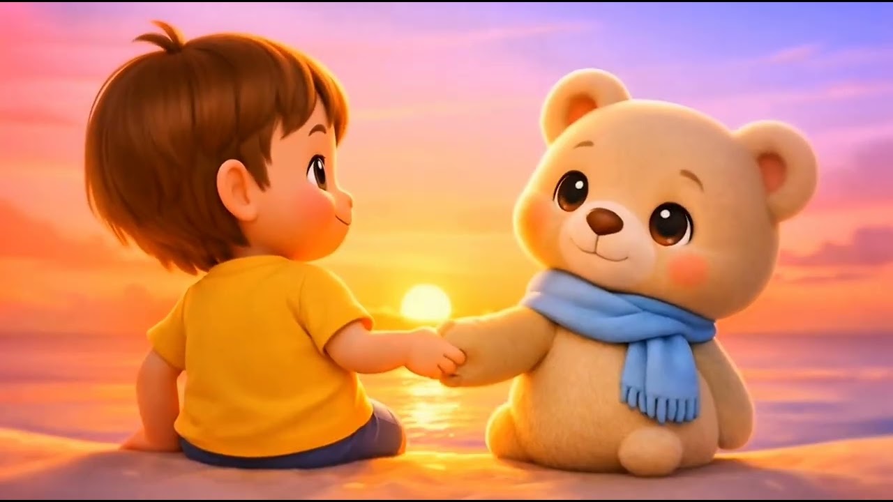 Le Coucher du Soleil avec Petit Léo 🌅 | Comptines calmes pour enfants