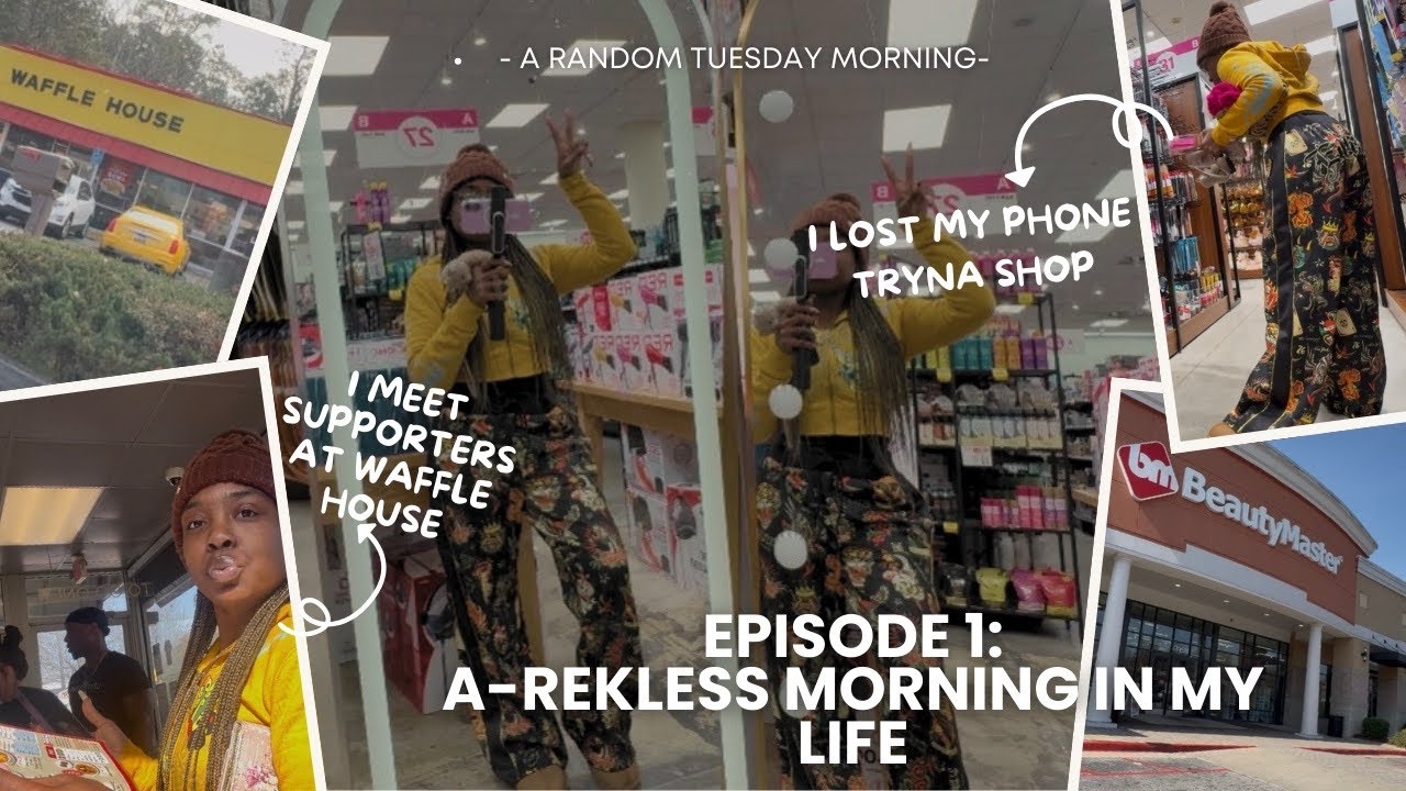 Chaotic Tuesday Morning ☕️ Meet Supporters 🤗 + Lost My Phone Tryna Shop 🤦🏾‍♀️