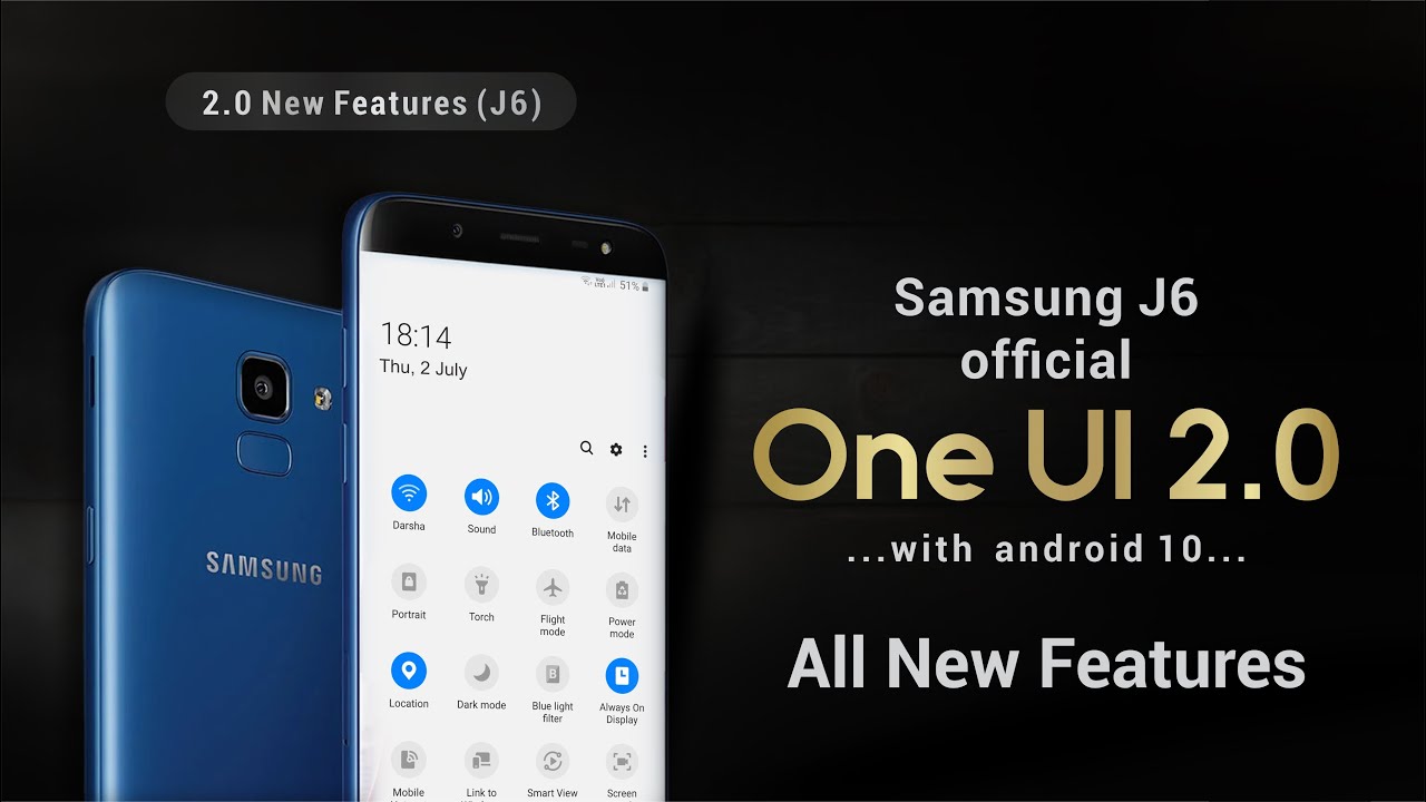 Samsung J6 One UI 2.0 with Android 10 Update | All New Features