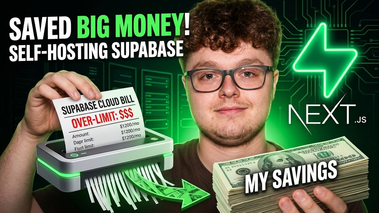 I Saved BIG Money Self Hosting Supabase and NextJS