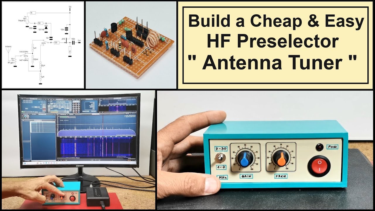 Build a Cheap & Easy HF Preselector   Antenna Tuner
