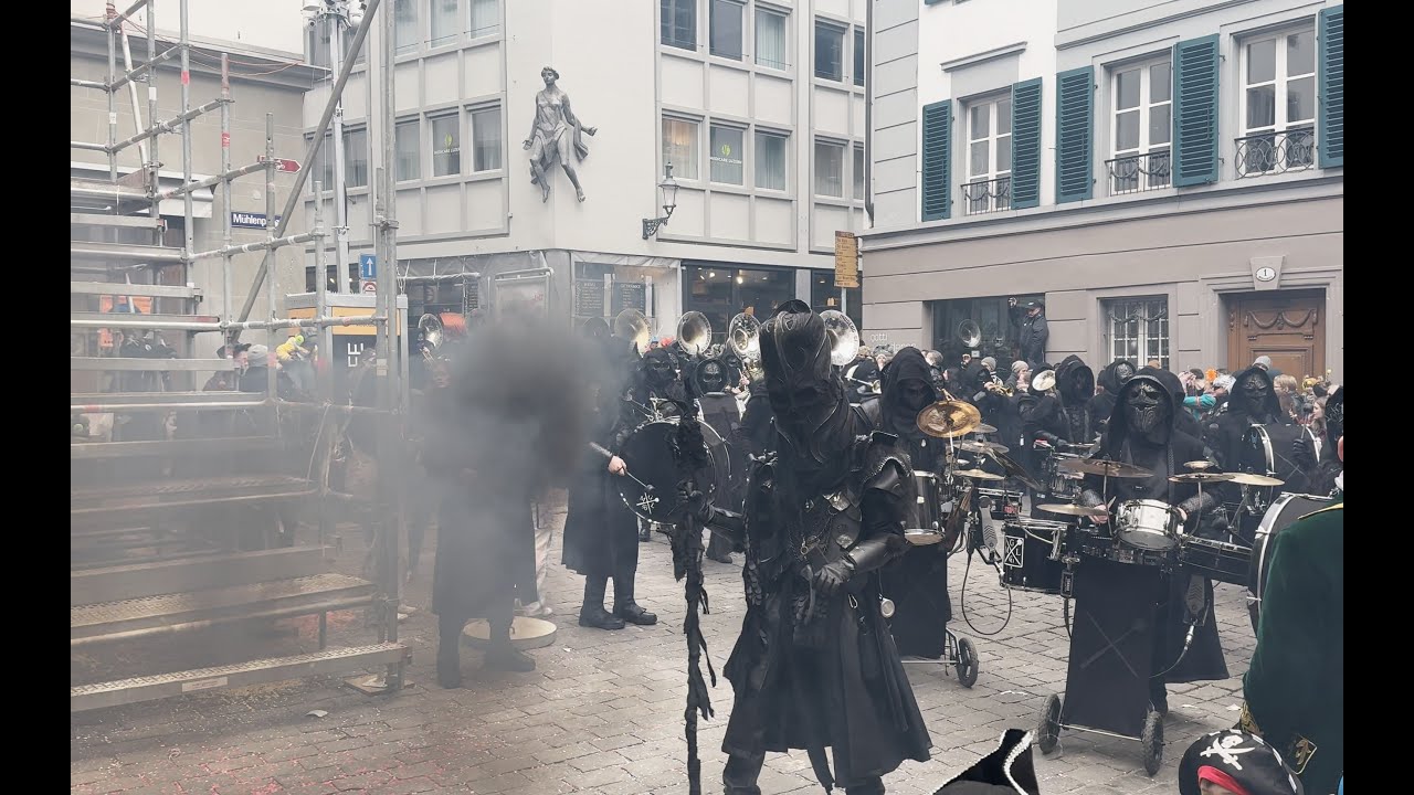 Musegg Geischter Lozärn - Fasnacht 2025 - Einmarsch Mühlenplatz