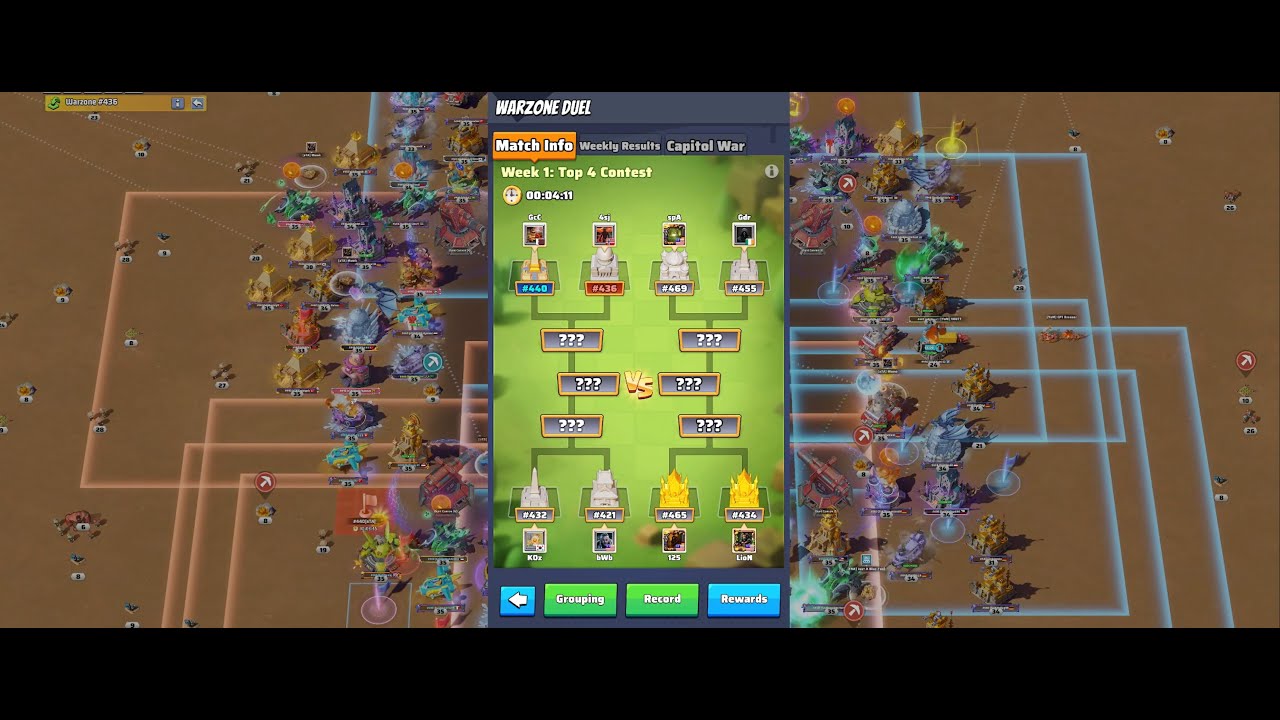 Capitol War 440 vs 436 - Last War | حرب العاصمة 440 ضد 436 - لاست وار (QHD Video 1440 p)