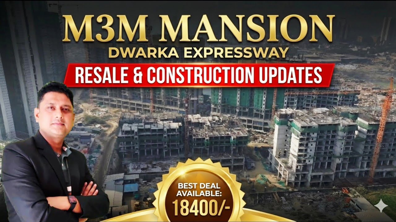 M3M Mansion Sector 113 Gurgaon | Resale & Construction update | Dwarka expressway