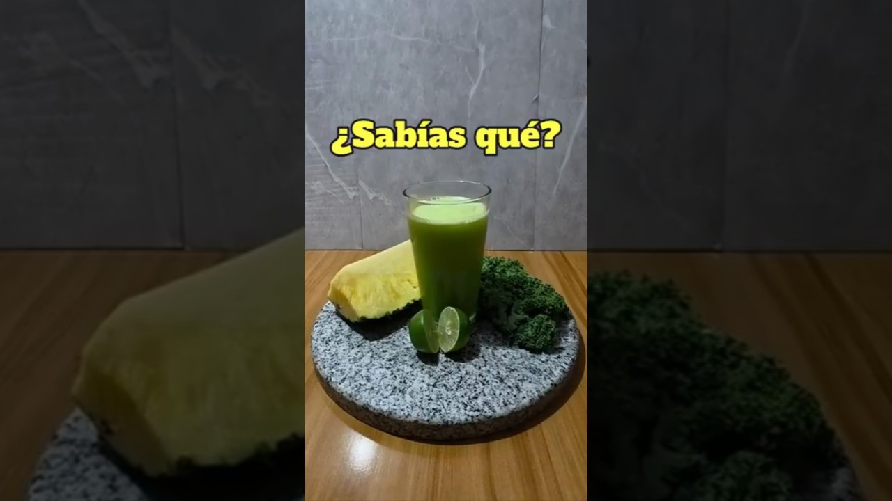 ¡El Jugo de KALE y PIÑA para Vencer el COLESTEROL! 🍍