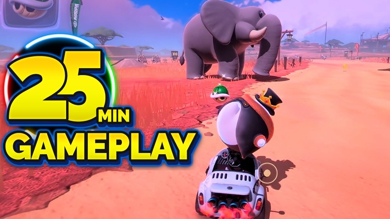 25 Minutes of Mario Kart World Gameplay! (Switch 2 Dallas)