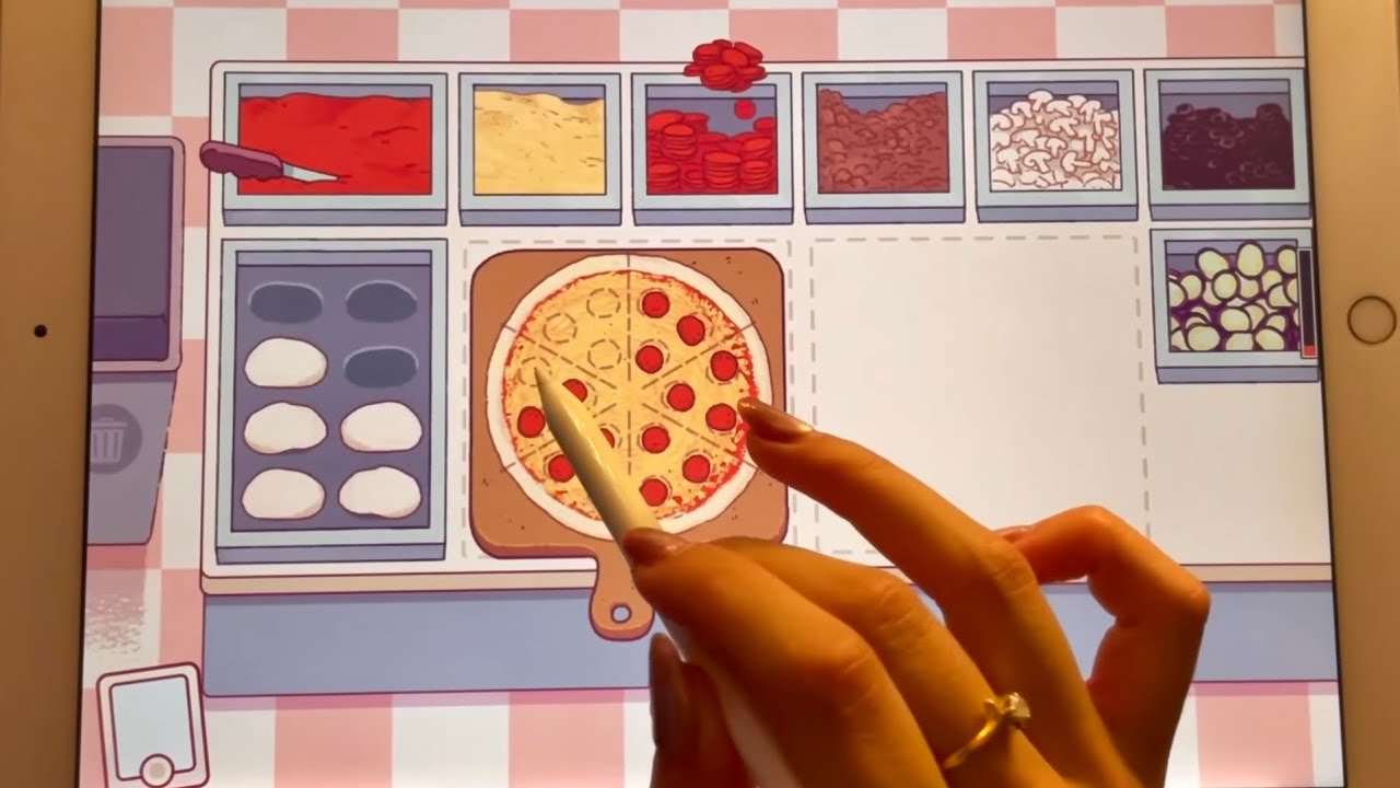 iPad ASMR - Let’s make Pizza (3)- Clicky Whispers