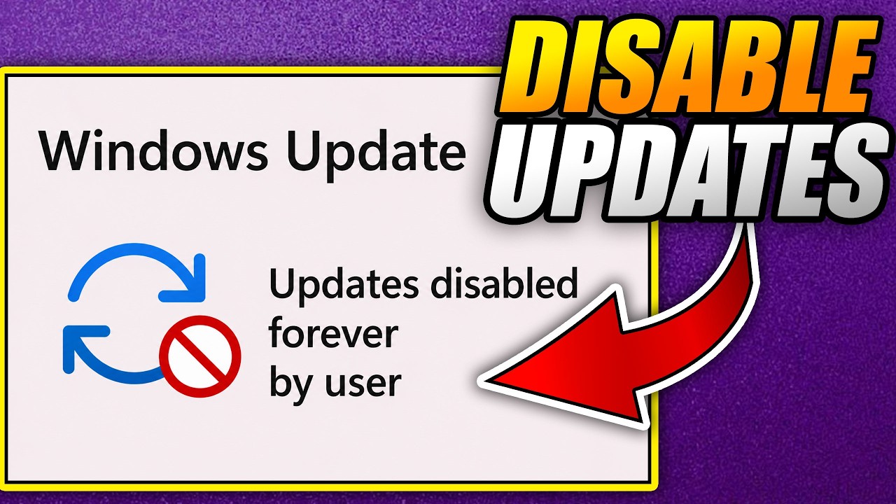 How to PERMANENTLY DISABLE WINDOWS 10 / 11 UPDATES