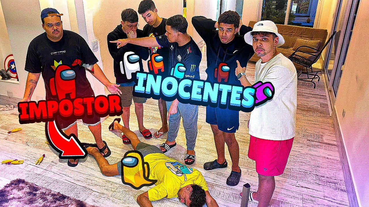 AMOUNG US na VIDA REAL! 🤨 QUEM É O IMPOSTOR???