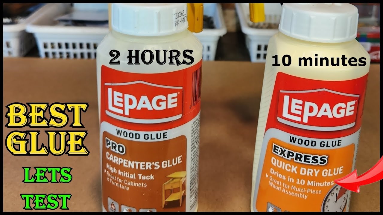 Best Wood Glue -10 Minute Dry Time - Let's Test It