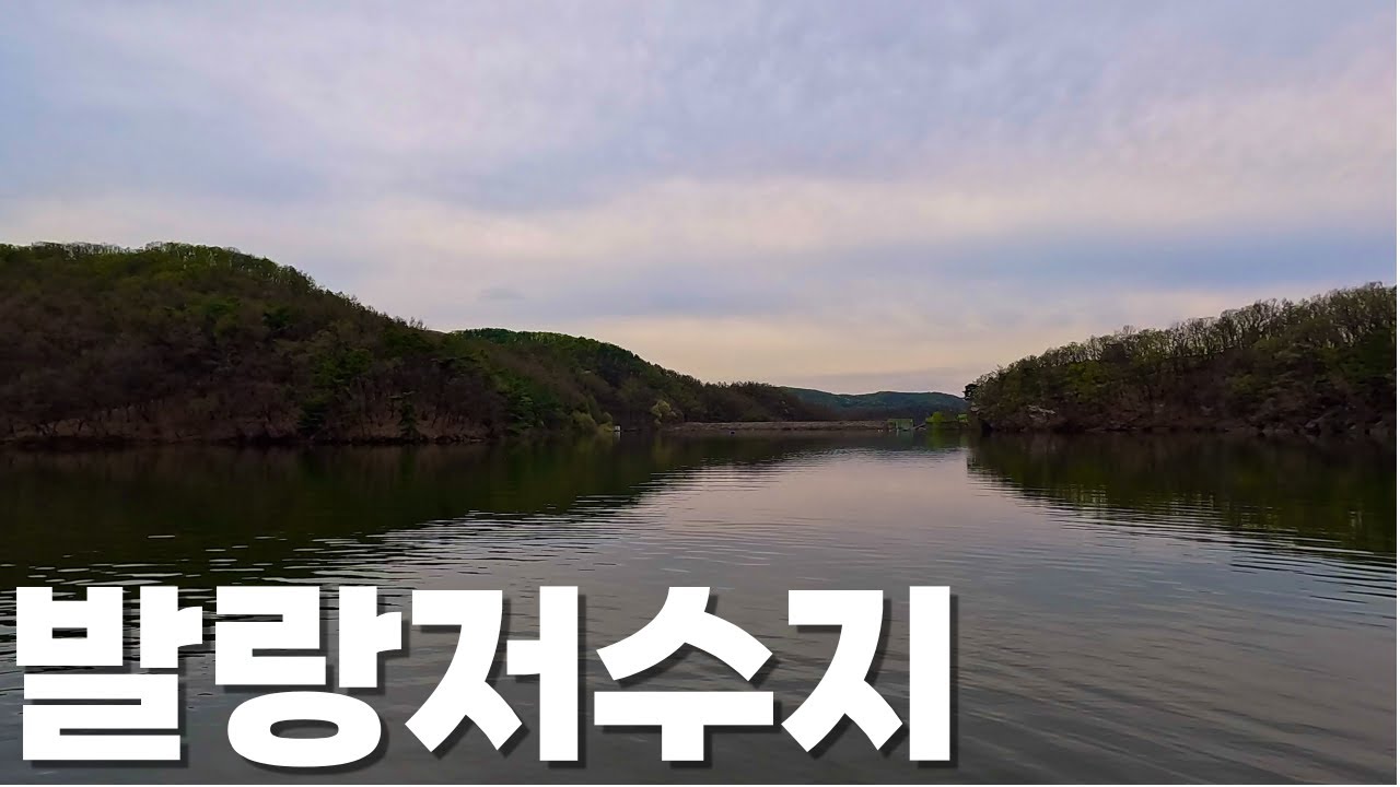 꽤 괜찮은 상류권 포인트의 입질요소들 #발랑저수지
