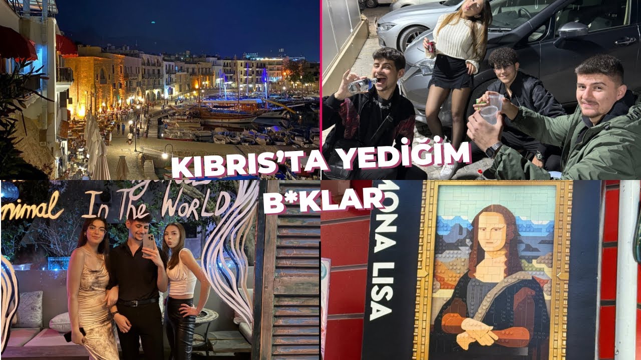 Kıbrıs’ta Yediğim B*klar #vlog #kıbrıs