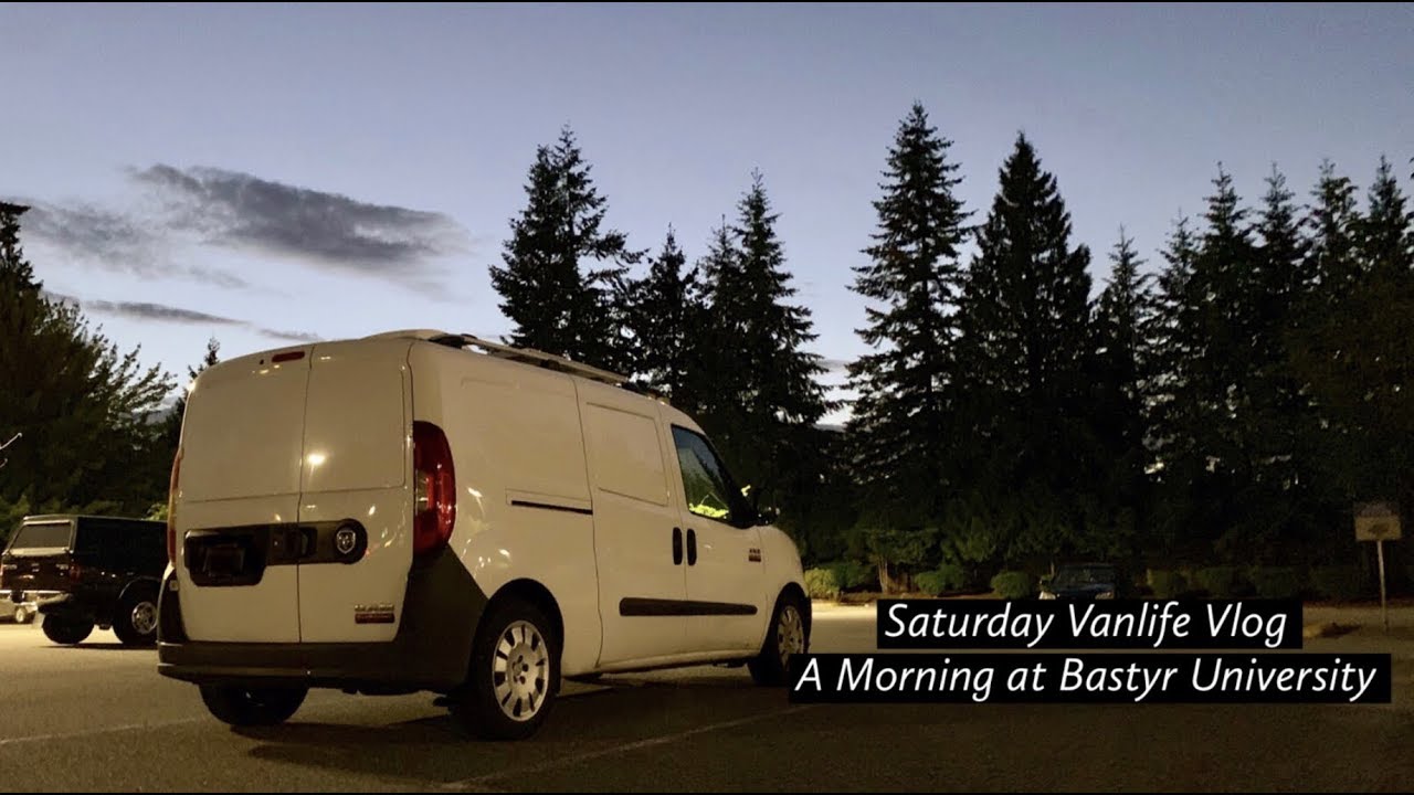 Saturday Vanlife Vlog a Morning at Bastyr University