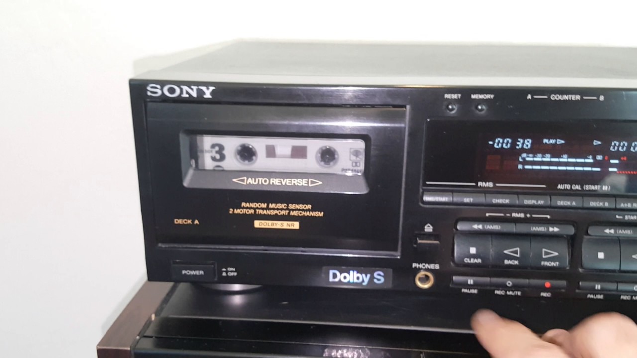 Sony TC-WR801ES Professional Cassette Player/Recorder Dolby S