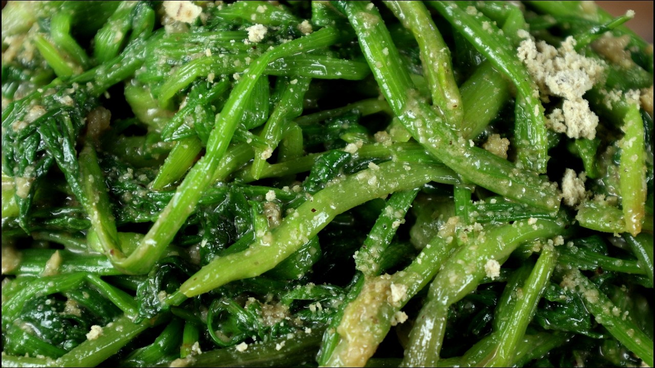 미나리무침 식당 주방장의 '수분 꽉' 잡는 1급 비밀이 있습니다 🤫🌿