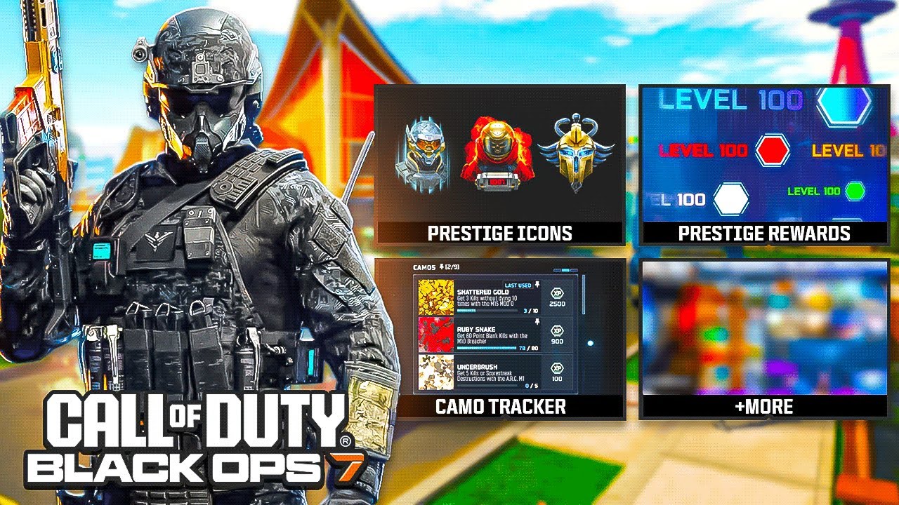 СРОЧНО: ПЕРВЫЙ ВЗГЛЯД НА НАГРАДЫ ПРЕСТИЖА МАСТЕРА BLACK OPS 7! (Эмблемы престижа, награды и оружие)
